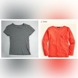 J. Crew t shirt bundle sz M L